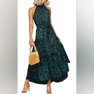Elegant Green Maxi Dress